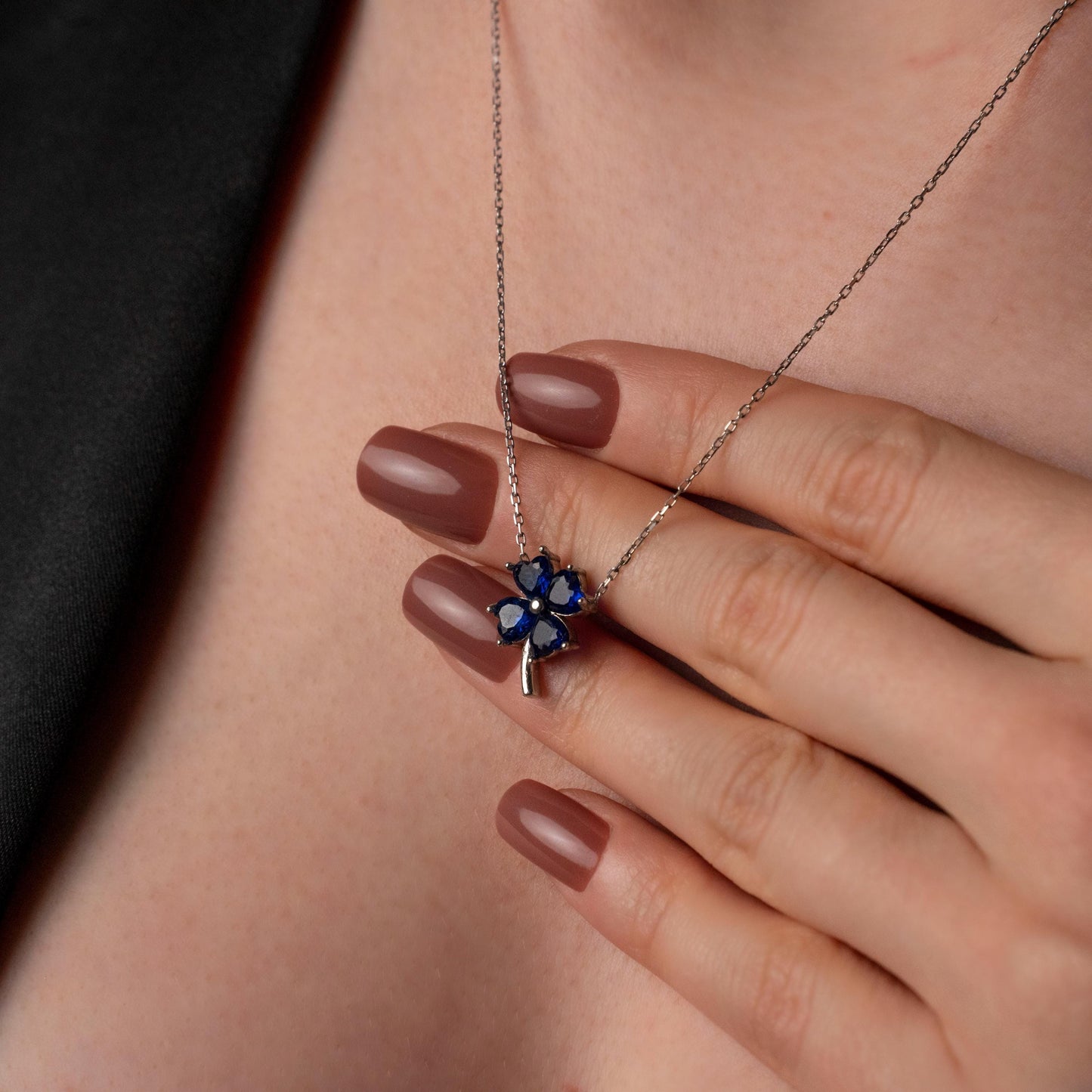 Cherish Good Fortune: Sterling Silver Four Leaf Clover Necklace