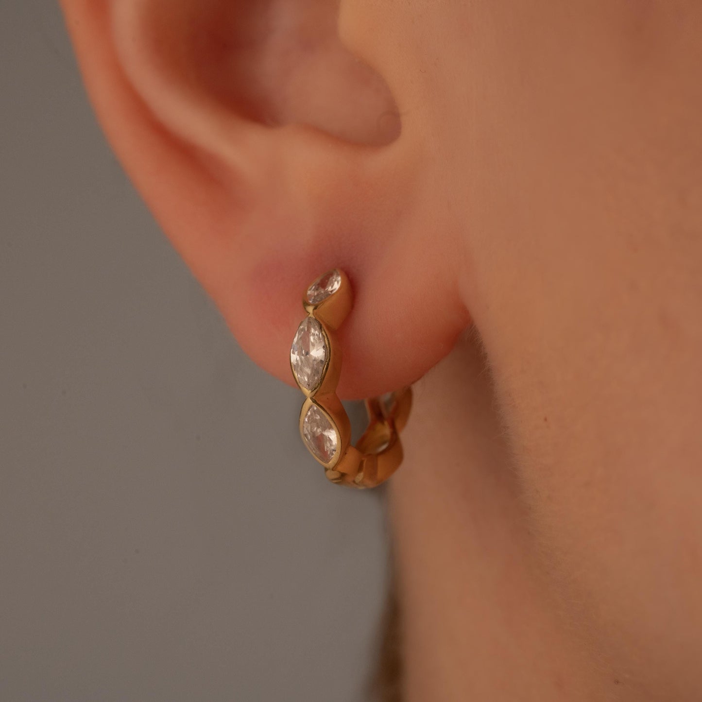 Sparkling Crystal Droplet Earrings - Variety of Cuts - Chic Gold Dangles - Perfect Present