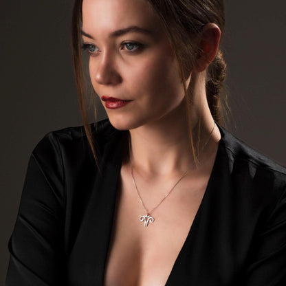 Sterling Silver Uterus Necklace – Feminist Jewelry, Body Autonomy Gift, Reproductive Rights Pendant