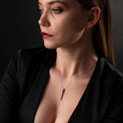 Handmade Gemstone Pendant: Meaningful Family Name Jewelry