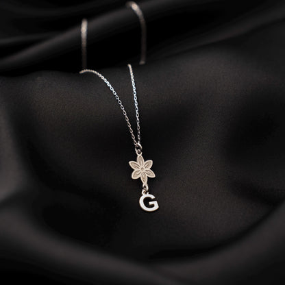 Handcrafted Sterling Silver Birth Flower Necklace: A Personalized treasure for Her