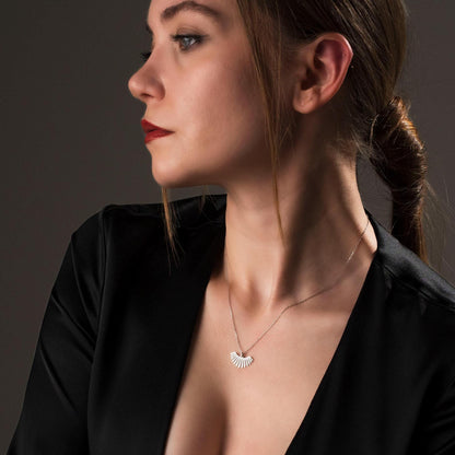 Elegant and Minimalist Sunburst Pendant Necklace - Radiant Charm Jewelry