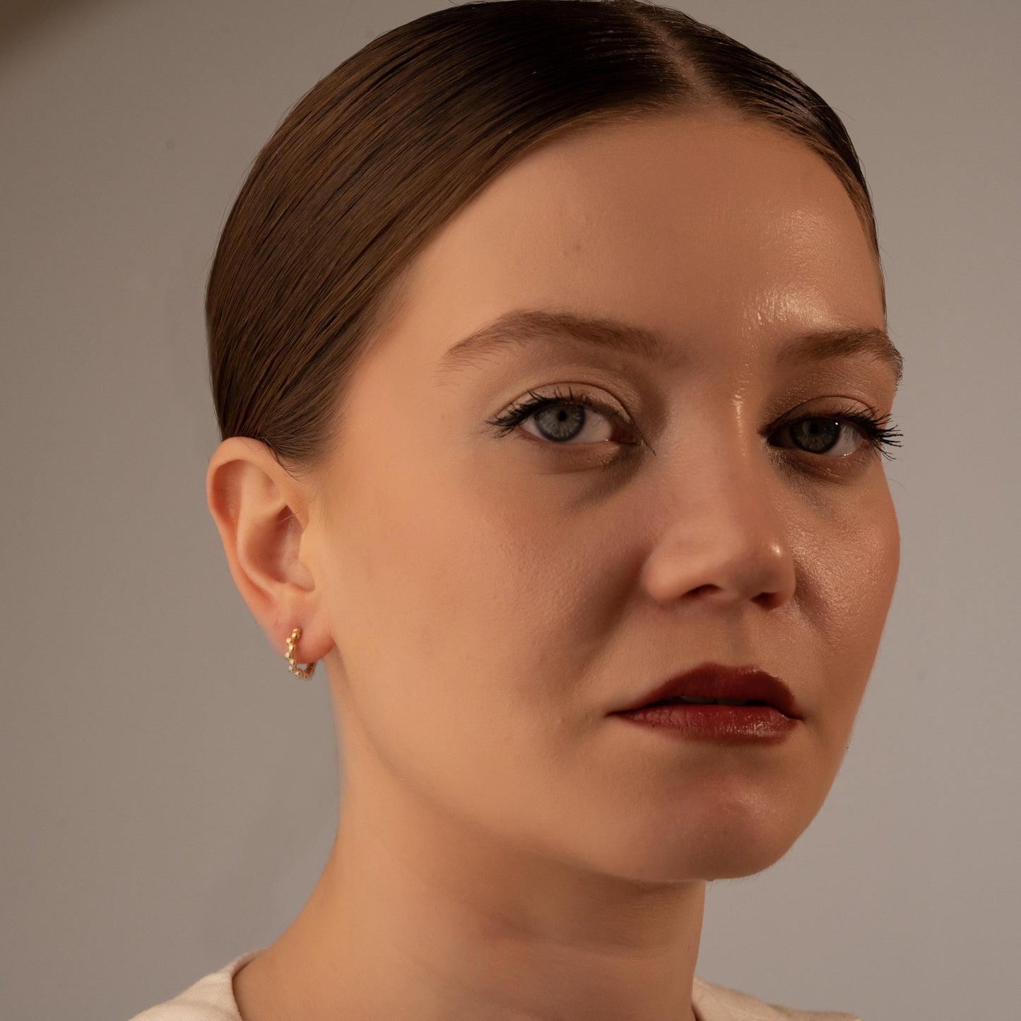 Handmade Beaded Hoop Earrings: A Delicate Touch of Elegance