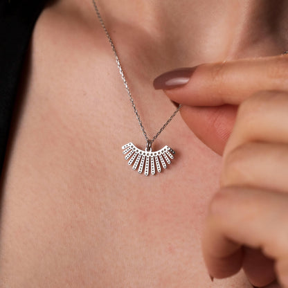 Elegant and Minimalist Sunburst Pendant Necklace - Radiant Charm Jewelry